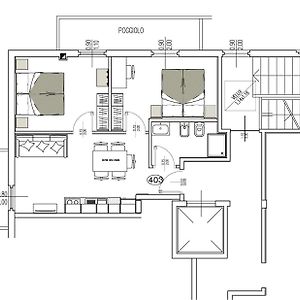 Deluxe Apartment mit 2 Schlafzimmern